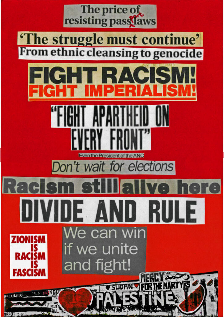 Racism Still Alive Here Divide and Rule – CAMP 1976@50 poster